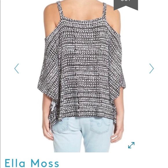 Ella Moss cold shoulder top size XS. NWT 🎉HP🎉 - Picture 3 of 8